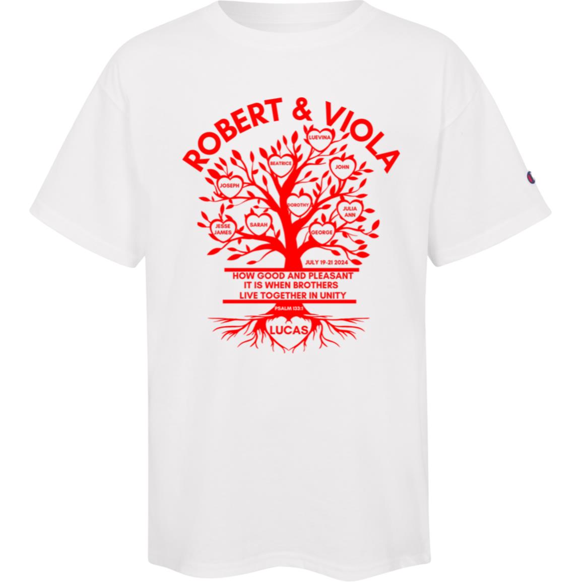 LUCAS FAMILY REUNION UNISEX T-SHIRT 2024