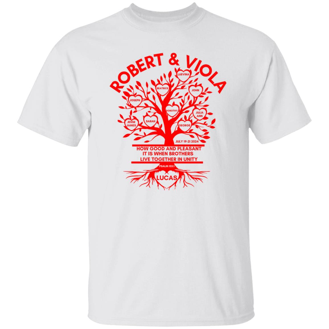 LUCAS FAMILY REUNION UNISEX T-SHIRT 2024