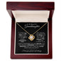 To My Beautiful Granddaughter | If I could Give You One Thing Love Knot Necklace