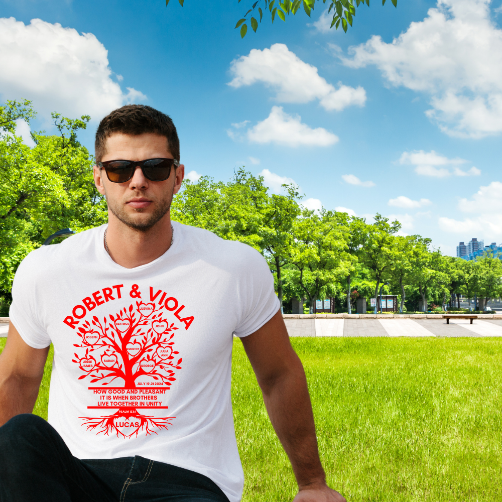 LUCAS FAMILY REUNION UNISEX T-SHIRT 2024