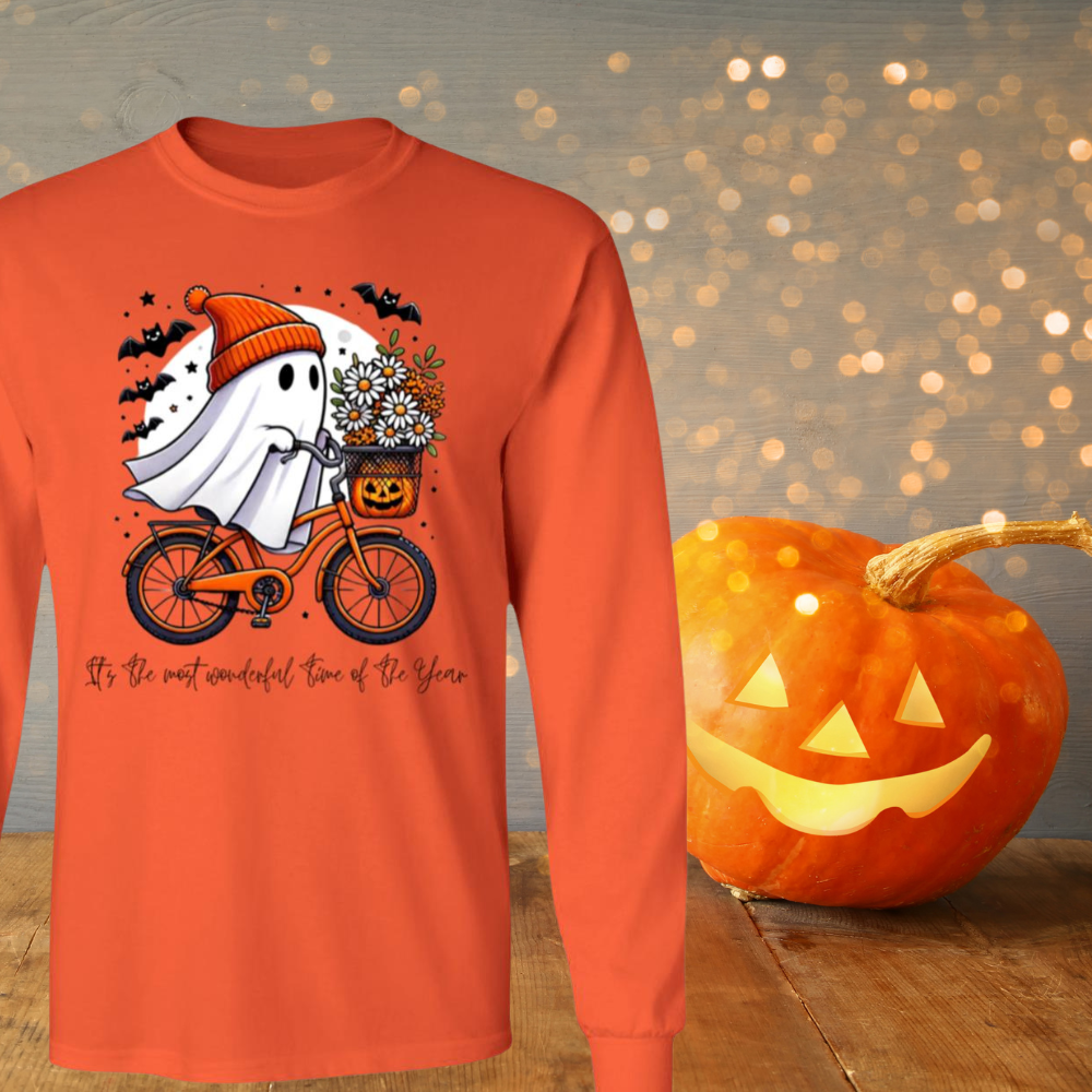 Cycopath 2.0 Ghost Halloween Unisex Long Sleeves T-Shirt