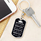 GRADUATION DOG TAG GIFT | BEHIND BEFORE AROUND WITHIN YOU