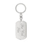 To My Son | As You Grow Swivel Dog Tag Key chain