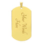 TO MY SON NEVER FORGET DOG TAG #LG_DT_LION