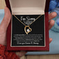 I'm Sorry Forever Love Necklace- Blk_MC