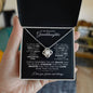 To My Beautiful Granddaughter | If I could Give You One Thing Love Knot Necklace