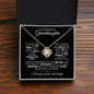 To My Beautiful Granddaughter | If I could Give You One Thing Love Knot Necklace