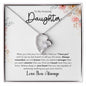 To My Amazing Daughter Forever Love Necklace | Your First Breath