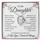 To My Baby Girl | Daughter Forever Love Necklace