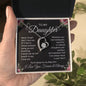 To My Baby Girl Never Forget That I Love You | Forever Necklace