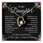 To My Baby Girl Never Forget That I Love You | Forever Necklace