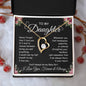 To My Baby Girl Never Forget That I Love You | Forever Necklace