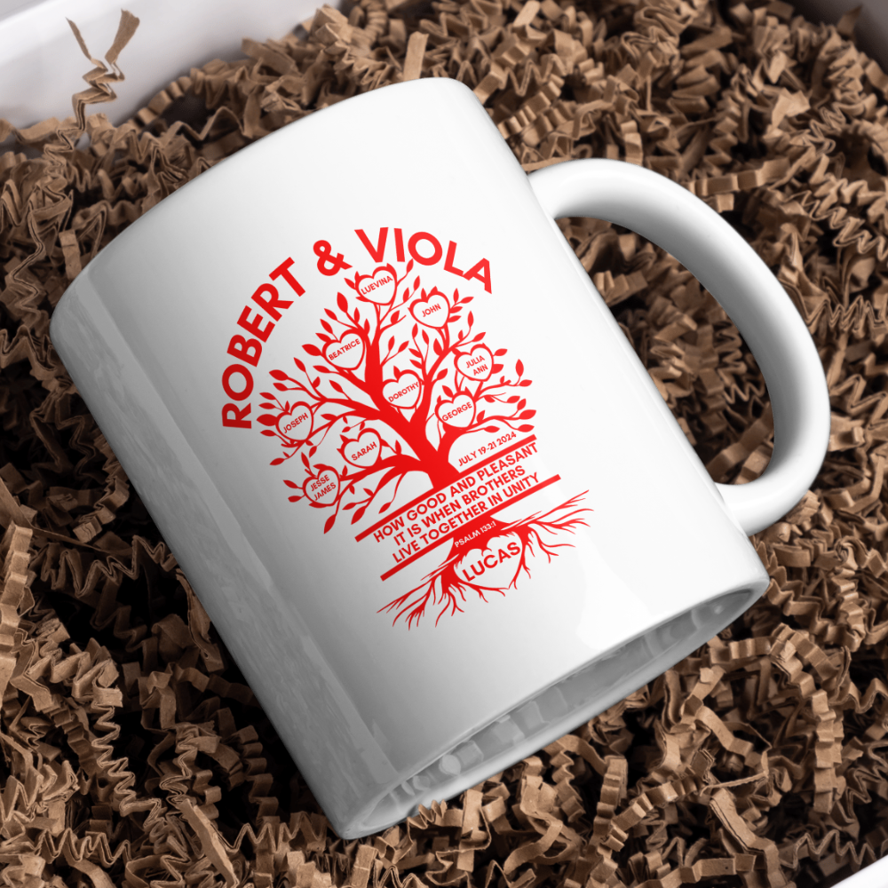 LUCAS FAMILY REUNION 11oz WHITE MUG