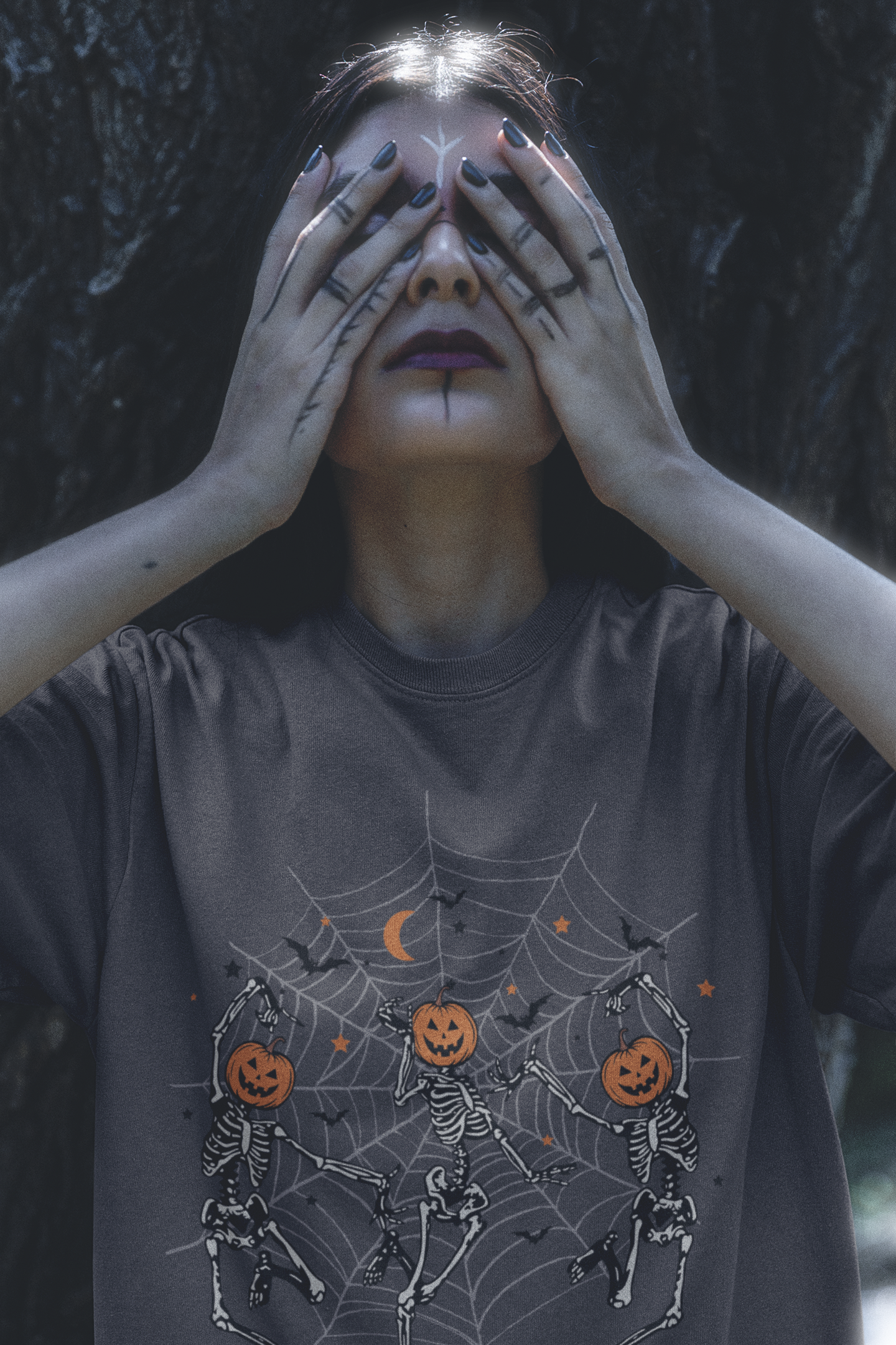 Skeletons Dancing Halloween Unisex Short Sleeve Tee