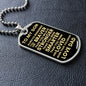TO MY SON ALWAYS REMEMBER DOG TAG #LG DT_S_D