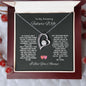 TO MY AMAZING FUTURE WIFE FOREVER LOVE NECKLACE #LG_AM_FW_BLK-WHT