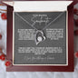 TO MY BEAUTIFUL SOULMATE FOREVER LOVE NECKLACE #LG_BF_SM_TBLK_WHT_FL