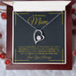 TO MY AMAZING MOM FOREVER LOVE NECKLACE #LGAM_M_BLK_GLD_FL