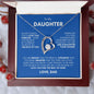 TO MY DAUGHTER FOREVER LOVE NECKLACE #LG_RYL_WHT_FL