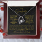 TO MY SOULMATE FOREVER LOVE NECKLACE #LG_SM_BLK_GLD_FL