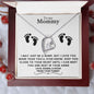 TO MY MOMMY MAY JUST BE A BUMP FOREVER LOVE NECKLACE | PR04023