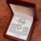 TO MY BEAUTIFUL WIFE FOREVER NECKLACE #LG B_W_WHT_FL
