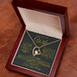 TO MY SMOKING HOT WIFE FOREVER LOVE NECKLACE #LG_SH_WF_BLK_GLD