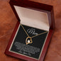 TO MY MOM SOMETIMES IT'S HARD FOREVER LOVE NECKLACES
