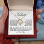 TO MY SOULMATE FOREVER LOVE NECKLACE #LG_SM_WHT_BLK_FL