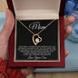 TO MY MOM SOMETIMES IT'S HARD FOREVER LOVE NECKLACES