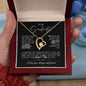 TO MY SOULMATE FOREVER LOVE NECKLACE #LG_BLK_WHT_FL