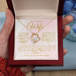 TO MY AMAZING WIFE FOREVER LOVE NECKLACE #LG_AM_WF_PNK_GOLD