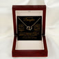 TO MY BEAUTIFUL DAUGHTER EVERLASTING LOVE NECKLACE #LG_BD_BLK_GLD_EL