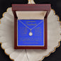 TO MY BEAUTIFUL SOULMATE ETERNAL HOPE NECKLACE - #LG_BF_SM_NVY_GLD_EH
