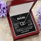 TO MY MOM PERFECT PAIR NECKLACE #LG_M_BLK_WHT_PP