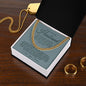 TO MY AMAZING HUSBAND CUBAN LINK CHAIN #LG_AM_GRY_BLU