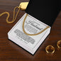 TO MY AMAZING HUSBAND CUBAN LINK CHAIN #LG_AM_WHT_BLK
