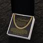 TO MY AMAZING HUSBAND CUBAN LINK CHAIN #LG_AM_NVY_GLD