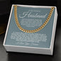 TO MY AMAZING HUSBAND CUBAN LINK CHAIN #LG_AM_GRY_WHT