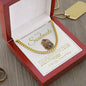 TO MY SOULMATE CUBAN LINK #LG_SM_WHT_GLD_CL