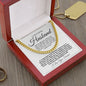 TO MY AMAZING HUSBAND CUBAN LINK CHAIN #LG_AM_WHT_BLK