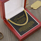 TO MY AMAZING HUSBAND CUBAN LINK CHAIN #LG_AM_NVY_GLD
