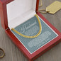 TO MY AMAZING HUSBAND CUBAN LINK CHAIN #LG_AM_GRY_WHT