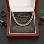 TO MY AMAZING HUSBAND CUBAN LINK CHAIN #LG_AM_NVY_GLD