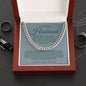 TO MY AMAZING HUSBAND CUBAN LINK CHAIN #LG_AM_GRY_BLU