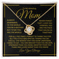 TO MY AMAZING MOM LOVE KNOT NECKLACE