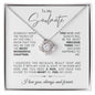 TO MY SOULMATE LOVE KNOT NECKLACE #LG_SM_WHT_BLK_LK