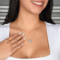 TO MY AMAZING FUTURE WIFE LOVE KNOT NECKLACE #LG_WHT_BLK_FW