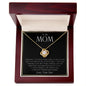 TO MY MOM LOVE KNOT SOMETIMES, IT IS HARD NECKLACE RJ423