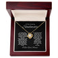 TO MY AMAZING SOULMATE LOVE KNOT NECKLACE #LG_AM_SM_BLK_WHT_LK